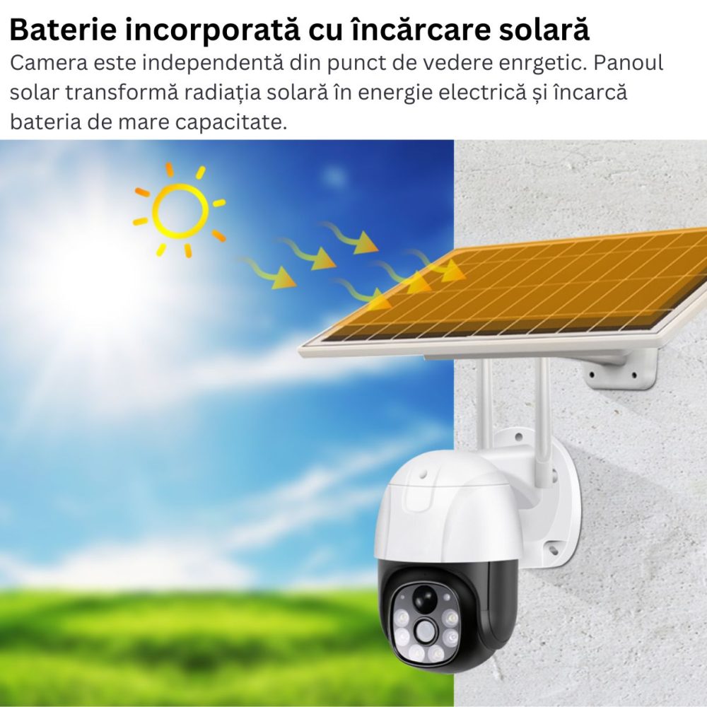 Sisteme de securitate Cameră cu panou solar Fuvision S41