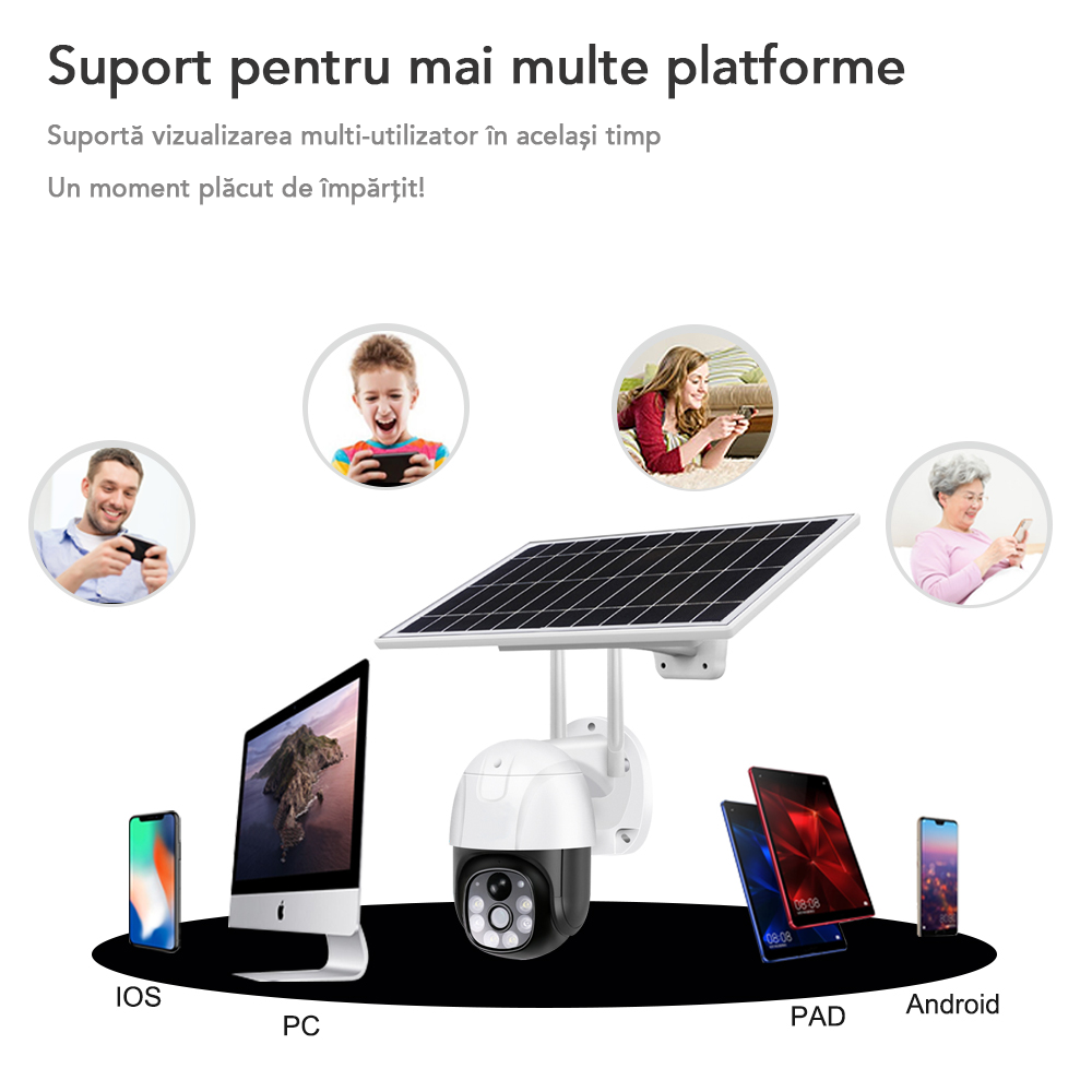 Sisteme de securitate Cameră cu panou solar Fuvision S41