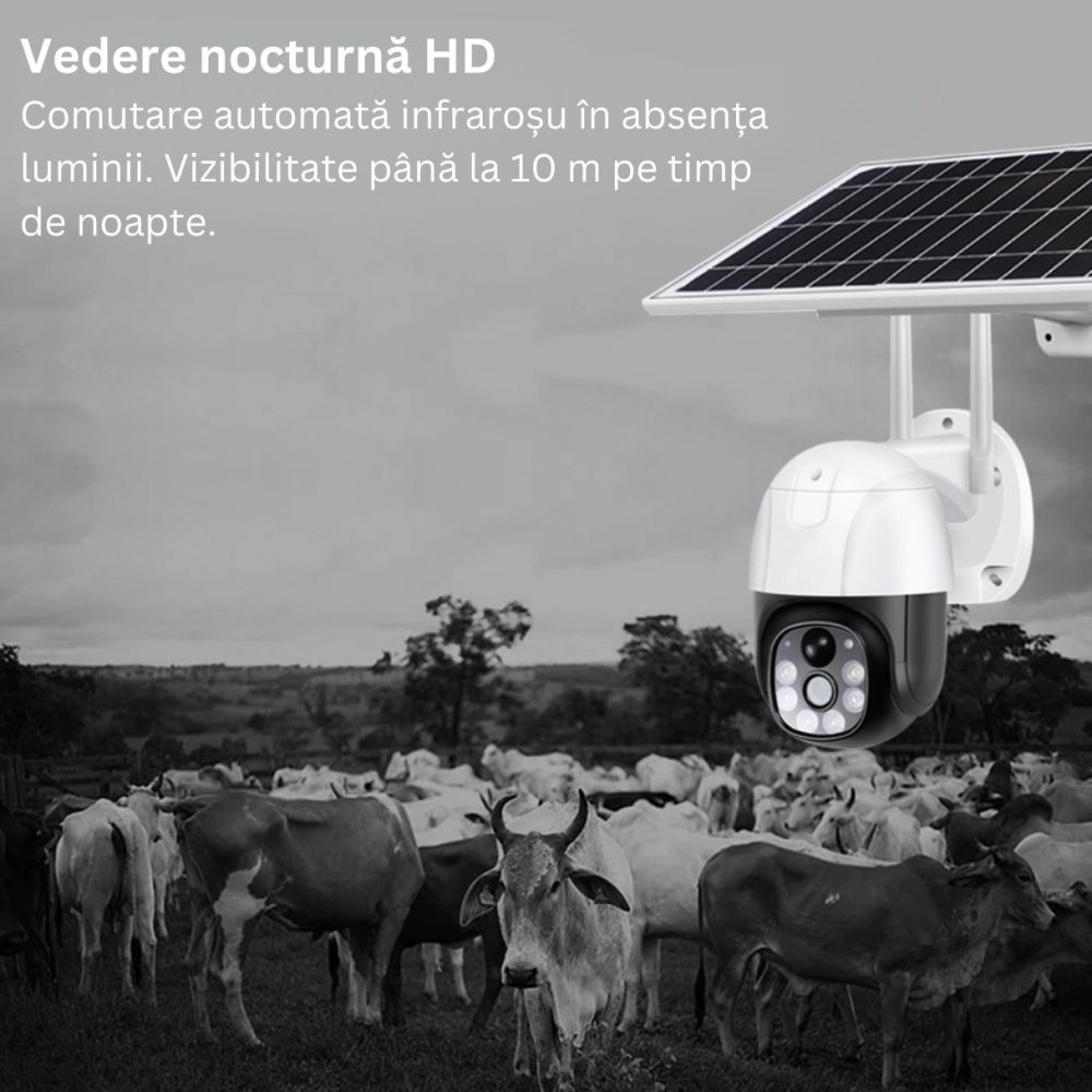 Sisteme de securitate Cameră cu panou solar Fuvision S41