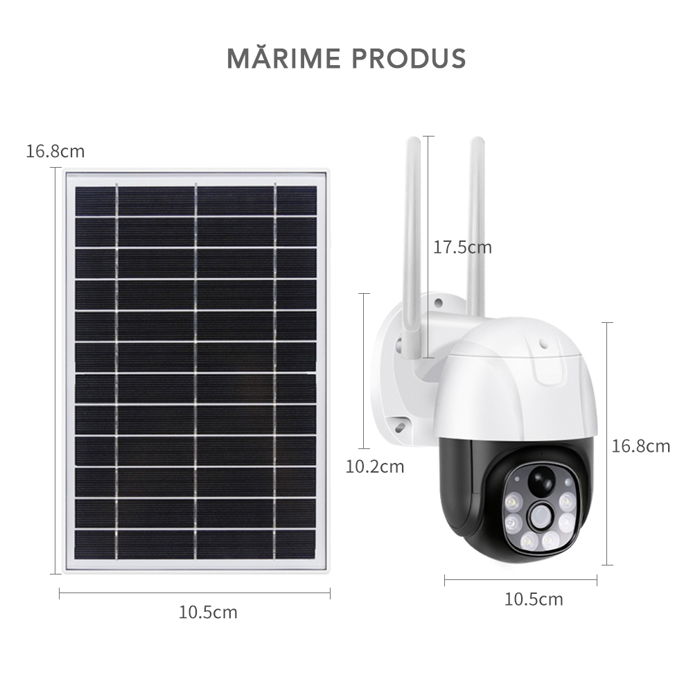 Sisteme de securitate Cameră cu panou solar Fuvision S41