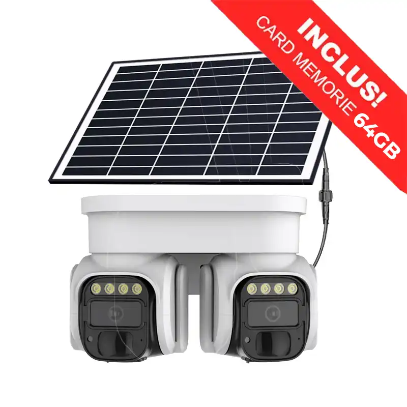 Sisteme de securitate Cameră dublă cu panou solar Duo1