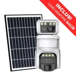 Sisteme de securitate Cameră dublă cu panou solar Duo6