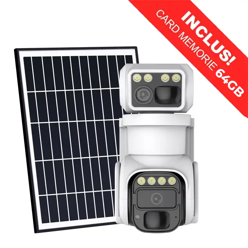 Sisteme de securitate Cameră dublă cu panou solar Duo6