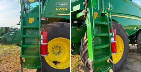 stingatoare cu publebere p9 si p 12 pe combina agricola